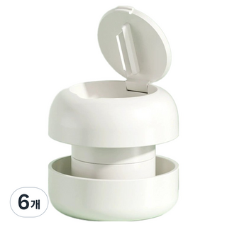 雅緻空間 多功能便攜式藥品粉碎機 白色, 6個