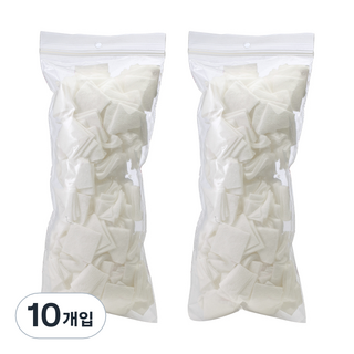 琉璃美甲 卸甲專用化妝棉 200p, 單一顏色, 10個