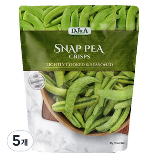DJ&A 思納豆 豌豆脆片, 5個, 30g