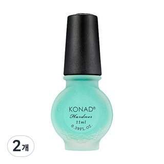 KONAD 特殊指甲硬甲油, 11ml, 2個