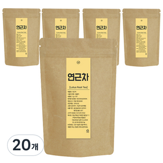 蓮藕茶包, 1g, 10入, 20個