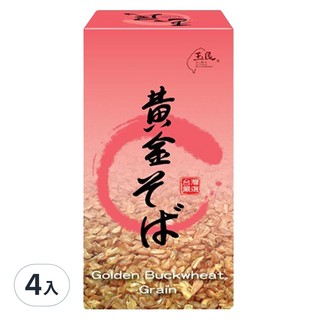 玉民 黃金蕎麥生粒(煮飯用)330g,4入 - 台灣產蕎麥，高纖維、無麩質，健康煮飯好選擇