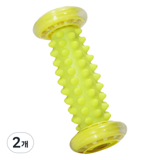 JK 腳底滾輪按摩器, 螢光色, 2個