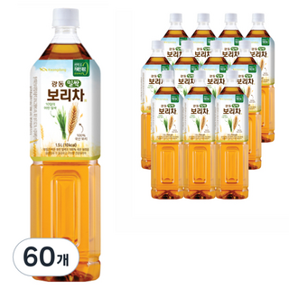광동 밀싹 보리차 음료, 1.5L, 60개
