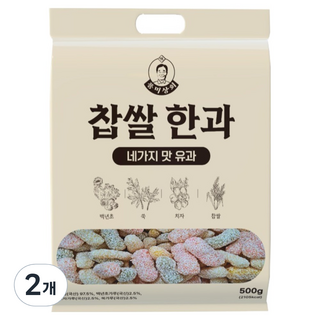 풍미상회 찹쌀한과, 500g, 2개