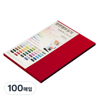 paperculture 達文西壓花 雙面毛氈壓紋紙 A4 No57邊緣紅, 2個