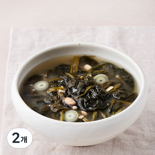 바다원 초이스쿡 시금치국, 600g, 2개