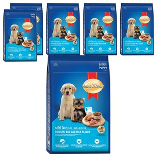 SmartHeart 慧心 幼犬配方 乾飼料, 雞肉 + 蛋奶口味, 2.7kg, 6袋