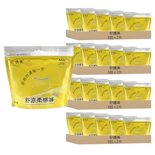 好適美 舒涼柔感安睡褲, 吸收力達55.1倍, M~L, 2片, 20包