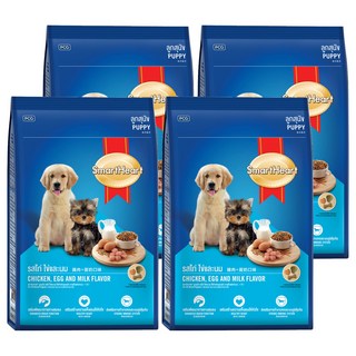 SmartHeart 慧心 幼犬配方 乾飼料, 雞肉 + 蛋奶口味, 2.7kg, 4袋