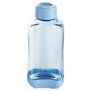 PEARL LIFE 珍珠金屬 Aqua系列 可堆疊積木風 PC直飲水壺 H-6033, 藍色, 500ml, 1個