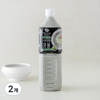 맑은물에 참좋은 국산 서리태콩물, 1L, 2개