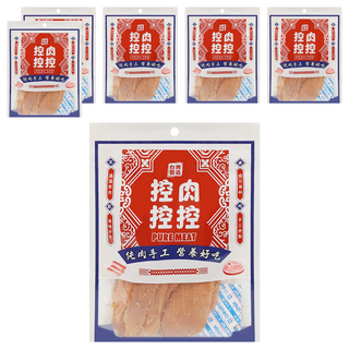 控肉控控 寵物肉乾 80g 純肉手工營養, 蜜汁雞柳, 6包