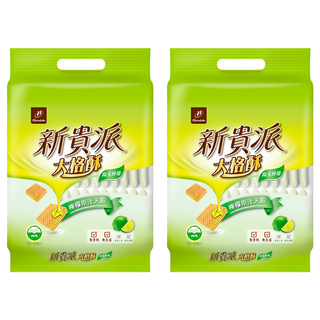 77 新貴派 大格酥量販包, 檸檬原汁入餡，清爽酥脆, 324g, 2袋