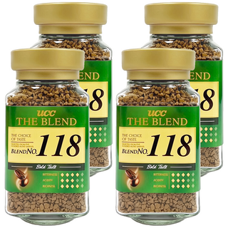 ucc 118精製即溶咖啡, 90g, 1入, 4罐