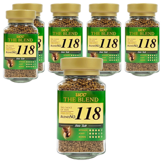 ucc 118精製即溶咖啡, 90g, 1入, 6罐
