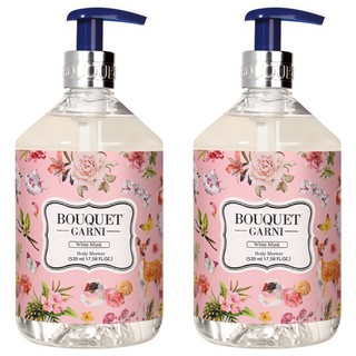 BOUQUET GARNI 香氛沐浴乳 White Musk白麝香 滋潤舒緩, 520ml, 2瓶