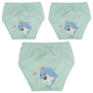 agazzang 幼兒用 Friendly 學習褲, 天藍色(海豚), 3個