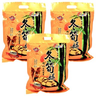 Onlyone 海龍王 冬筍餅 竹山筍地方特產 台灣製造, 140g, 3包