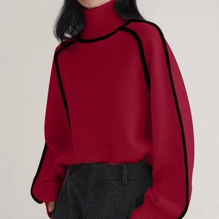 Paperments 女性魅力線條高領毛衣 11922