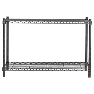 dayneeds 日需百備 烤漆兩層架, 黑色, 1個