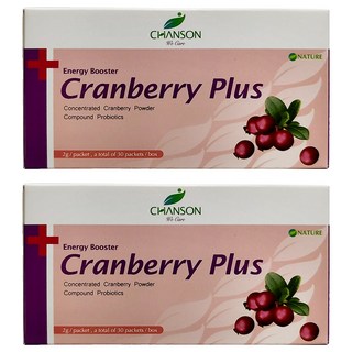 CHANSON 千盛 高濃縮蔓越莓 400mg + 60 億 益生菌 (含 A、B、R), 2g, 30包, 2盒