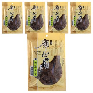 大溪廖心蘭豆干 老道沙茶, 110g, 5包