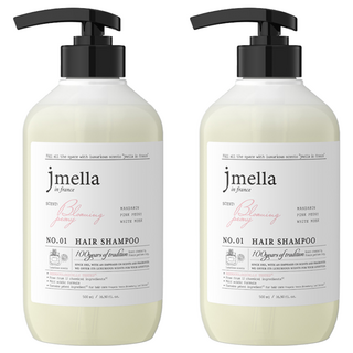 jmella 法式漫舞香水洗髮精 Blooming Peony, 24小時持久留香, 弱酸性溫和配方, 無添加12種化學成分, 500ml, 2瓶