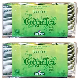 Stassen 司迪生 茉莉綠茶, 1.5g, 100包, 2袋