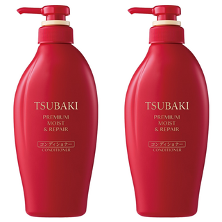 TSUBAKI 思波綺 瞬亮潤澤潤髮乳 450ml 滋養保濕 柔順亮澤 所有髮質適用, 2瓶