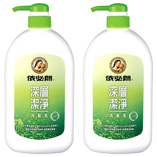 依必朗 深層潔淨洗髮乳 潔淨抗菌 改善染燙受損髮質 提升頭皮健康度, 1L, 2瓶
