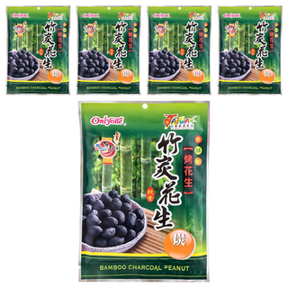 Onlyone 海龍王 竹炭花生 台灣製造 烘烤花生, 150g, 5包