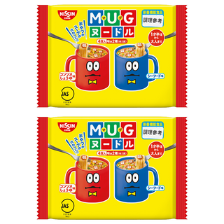 NISSIN 日清 馬克杯麵 4食入2味 (各2食) 日式美味小餐 快速出餐 適合工作、學習間隙 滿足日常輕食需求, 2袋