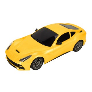超跑系列 1:24無線遙控車經典車 Set，適合兒童初學者，操作簡單，體驗速度與激情, 黃色, 1組