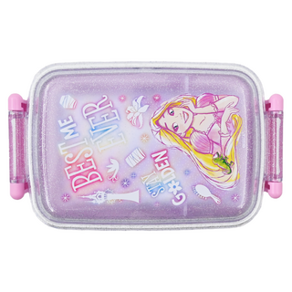 Skater 雙扣抗菌便當盒 RBF3ANAG 450ml, 長髮公主 粉紅色, 1個