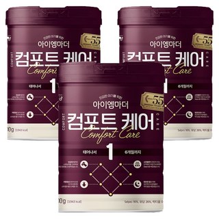 아이엠마더 민감한 아기를 위한 컴포트 케어 분유 1단계, 800g, 3개