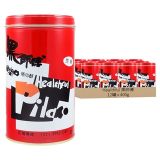 Healthful 黑師傅 捲心酥 黑糖, 400g, 12罐