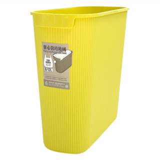 Polywise 翰庭 背心袋垃圾桶 BI6121, 芥末黃色