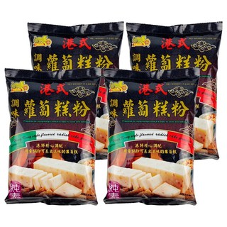 金錢豹 港式蘿蔔糕粉, 500g, 4包