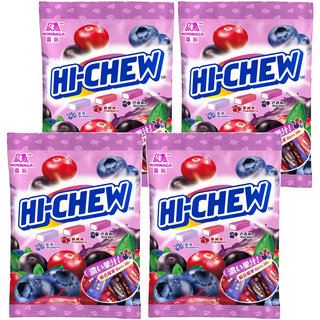 MORINAGA 森永 HI-CHEW 嗨啾 綜合莓果, 90g, 4包