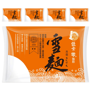 名廚美饌蒟蒻雪麵 低卡零脂 快煮麵, 310g, 5包