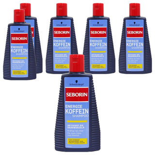 Schwarzkopf 施華蔻 SEBORIN 咖啡因洗髮露 強健髮根, 250ml, 6瓶