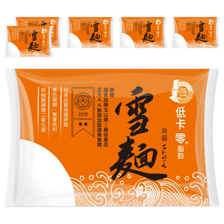 名廚美饌 蒟蒻雪麵 低卡零脂 Q彈爽口 快煮即食 健康美味, 310g, 6包