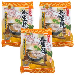 正一食品 奶油花生酥, 台灣澎湖產, 270g, 3袋