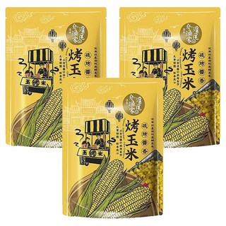 滬尾漁家 烤玉米-醬香風味, 70g, 3包