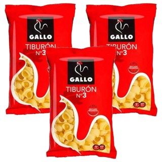 GALLO Tiburón N°3 義大利麵, 250g, 3包