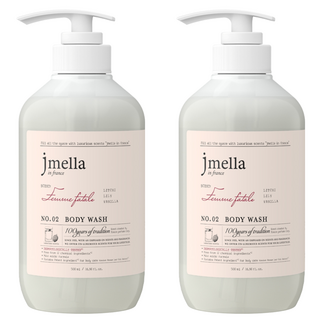 jmella 法式漫舞香水沐浴乳 荔枝百合香草香氛, 500ml, 2瓶