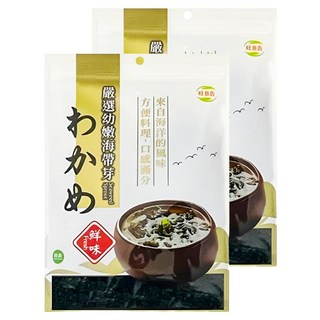 旺意香 嚴選幼嫩海帶芽, 來自海洋的風味, 方便料理，口感滿分, 100g, 2包