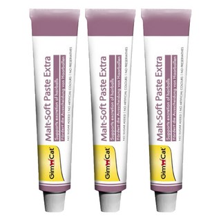 Gim Cat 俊寶俊喵 麥芽化毛膏 添加亞麻籽油 有助於減少毛球堆積 維持腸道機能, 溫和化毛, 3條