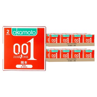 okamoto 岡本 001至尊勁薄保險套 ZERO ONE, 720盒, 2個